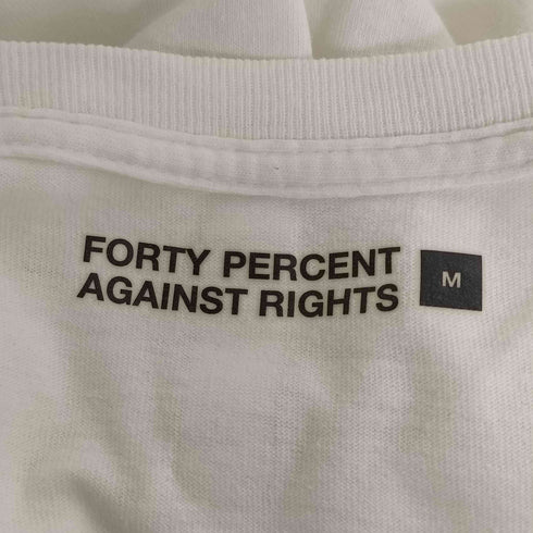 フォーティーパーセントアゲインストライツ FORTY PERCENTS AGAINST RIGHTS FPAR SS TEE ショートスリーブ Tシャツ メンズ JPN:M