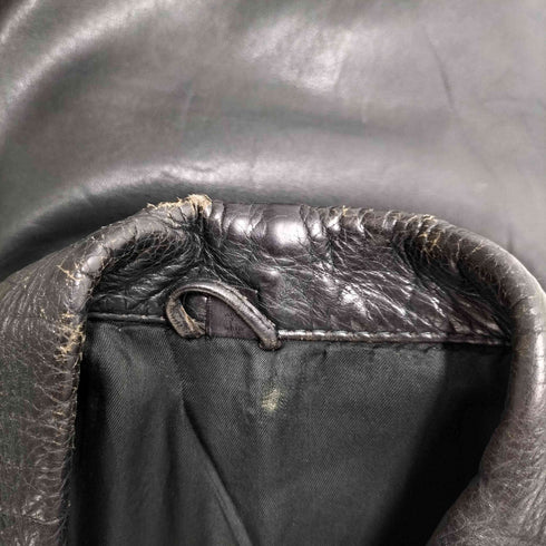 フレンチアーミー FRENCH ARMY 70-80s CUIR ykkダブルジップ パイロットレザージャケット 民間品 メンズ