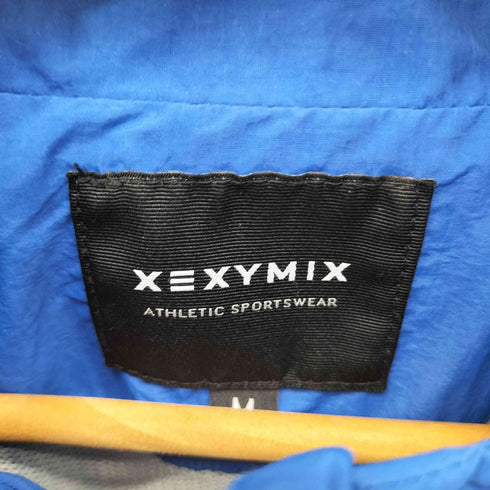 xexymix ナイロン ロゴパッチ 2トーン ジップアップジャケット レディース import:M