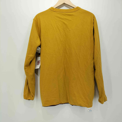 チャンピオン Champion ロゴプリント ダブルフェイス リバーシブル ロングスリーブTシャツ メンズ MEDIUM