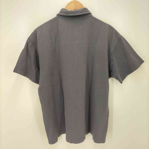 ステューシー Stussy 80-90S OLD バーバラ 紺タグ ワンポイント 刺繍 S/S ポロシャツ メンズ import:S