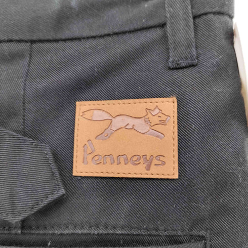 ペニーズ PENNEYS 別注 ロゴ型押しパッチ タックワイドバルーンテーパードチノパンツ メンズ JPN:S
