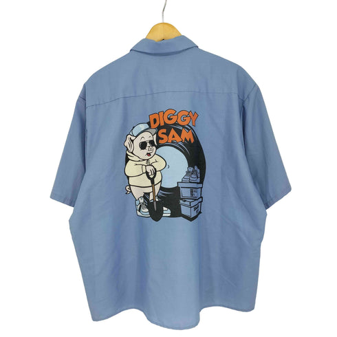 SAMPLES RED KAP キャラクタープリントロゴ 半袖 ワークシャツ メンズ JPN:XL