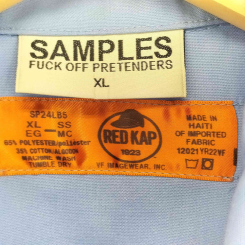 SAMPLES RED KAP キャラクタープリントロゴ 半袖 ワークシャツ メンズ JPN:XL