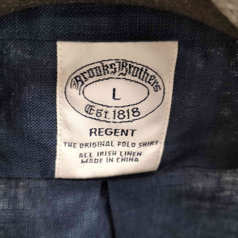 ブルックスブラザーズ BROOKS BROTHERS BD L/S リネンシャツ メンズ JPN:L