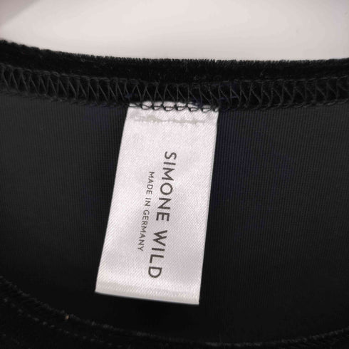SIMONE WILD ドイツ製 ベロア カットソー レディース import:S