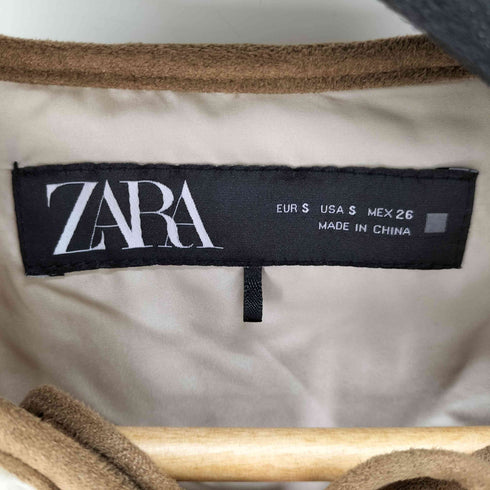 ザラ ZARA ボアベスト レディース import:S