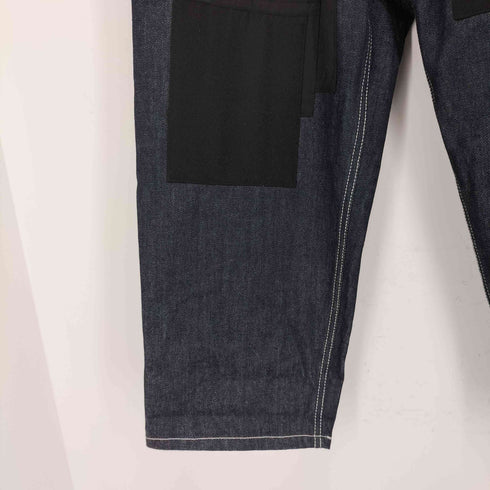 オーバープリント OVER PRINT Patch Denim pants メンズ LL