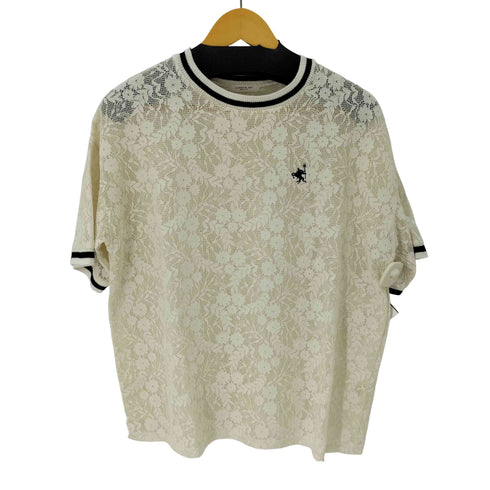クラシカルエルフ CLASSICAL ELF クロシェ レースリブラインTシャツ レディース JPN:M