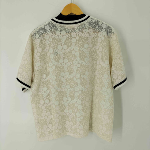 クラシカルエルフ CLASSICAL ELF クロシェ レースリブラインTシャツ レディース JPN:M