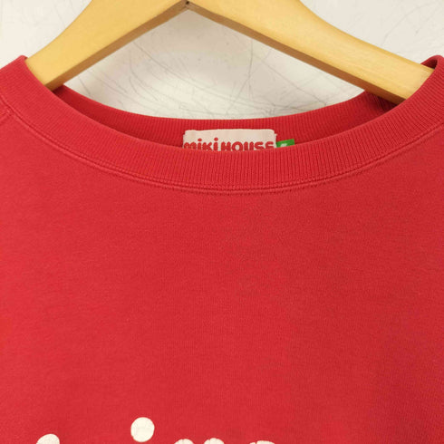 ミキハウス miki HOUSE MEN'S ロゴプリント ラグランスリーブスウェット メンズ L