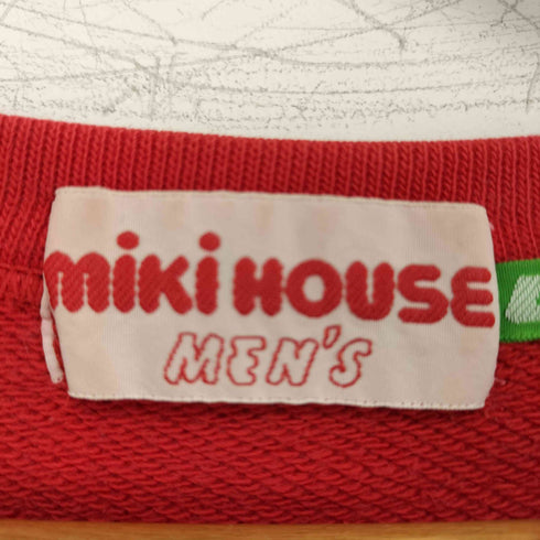 ミキハウス miki HOUSE MEN'S ロゴプリント ラグランスリーブスウェット メンズ L