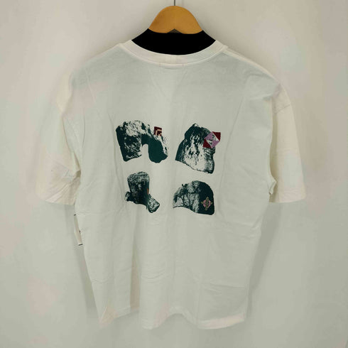 ADISH バック刺繍 プリントTシャツ メンズ import:L