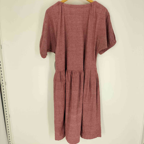 People Tree ピープルツリー HAND CRAFTED 手織り コットン S/S ワンピース レディース