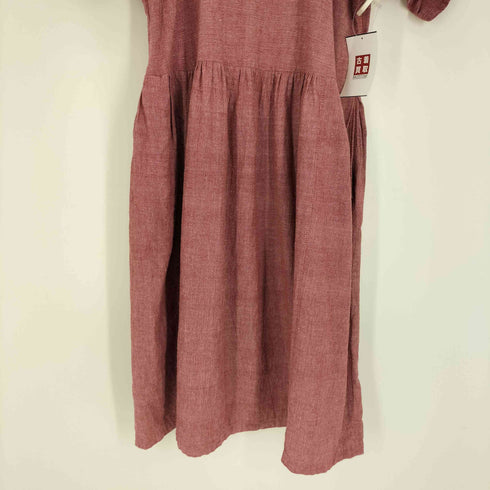 People Tree ピープルツリー HAND CRAFTED 手織り コットン S/S ワンピース レディース