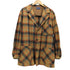 ペンドルトン PENDLETON 70S USA製 チェック柄 PURE VIRGIN WOOL くるみボタン ジャケット メンズ import:L