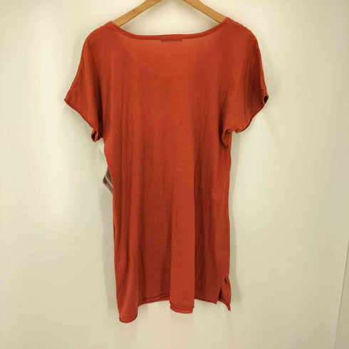 イッセイミヤケ ISSEY MIYAKE 10SS 凹凸ステッチデザイン Uネック コットン ワンピース レディース JPN:2