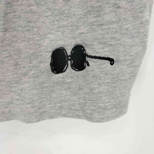 デザインティーシャツストアグラニフ Design Tshirts Store graniph 刺繍 半袖Tシャツ メンズ M
