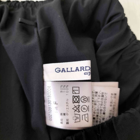 ガリャルダガランテ GALLARDAGALANTE リネンコットン ギャザー フレアスカート レディース FREE