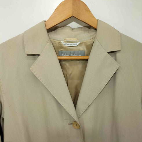 マックスマーラ MAX MARA イタリア製 銀タグ チェスターコート レディース US:6