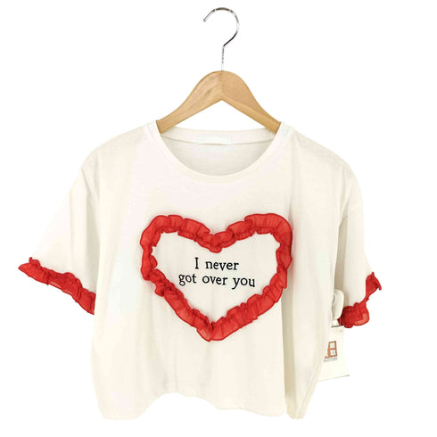 SPINNS フリルクロップドカットソー レディース JPN:M