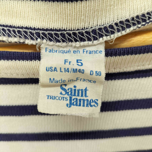 セントジェームス SAINT JAMES 60-70s フランス製 ボートネックバスクシャツ メンズ JPN:L