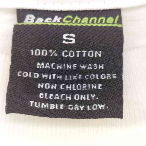 バックチャンネル Back Channel ロゴプリント S/S Tシャツ メンズ JPN:S