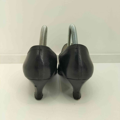 イヴサンローラン Yves Saint Laurent ポインテッドトゥ リボン付き パンプス レディース 35 1/2