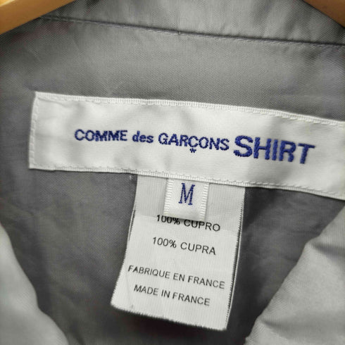 コムデギャルソンシャツ COMME des GARCONS SHIRT フランス製 キュプラ シアーシャツ メンズ JPN:M