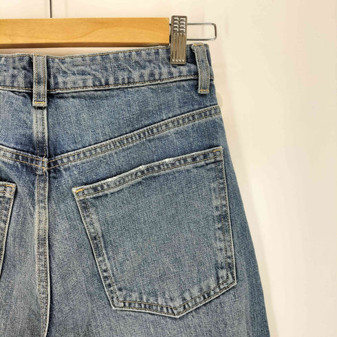 ザラ ZARA ウォッシュドバギーデニム レディース FR:32