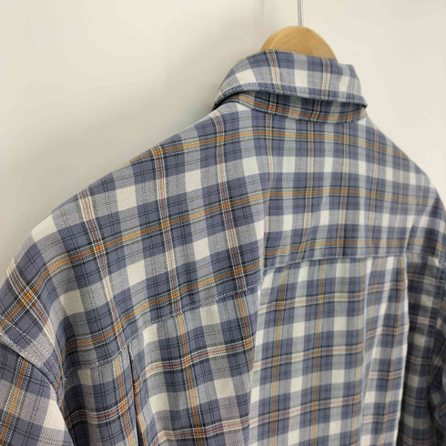 ザノースフェイス THE NORTH FACE レギュラーカラー フラップポケット マドラスチェック L/S シャツ メンズ LL