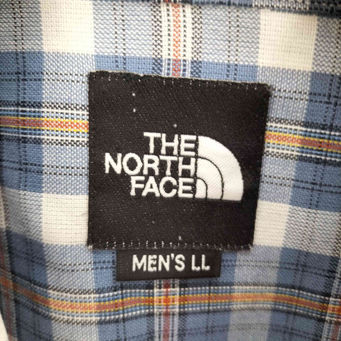 ザノースフェイス THE NORTH FACE レギュラーカラー フラップポケット マドラスチェック L/S シャツ メンズ LL
