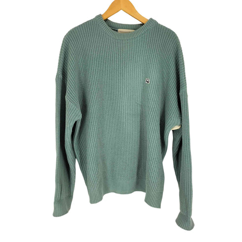 リルーム re:room ONE POINT CREW NECK COLOR BIG KNIT メンズ free