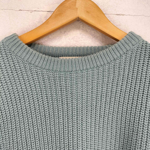 リルーム re:room ONE POINT CREW NECK COLOR BIG KNIT メンズ free
