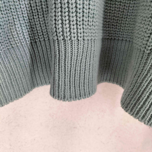 リルーム re:room ONE POINT CREW NECK COLOR BIG KNIT メンズ free