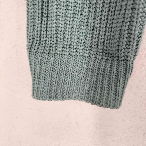 リルーム re:room ONE POINT CREW NECK COLOR BIG KNIT メンズ free