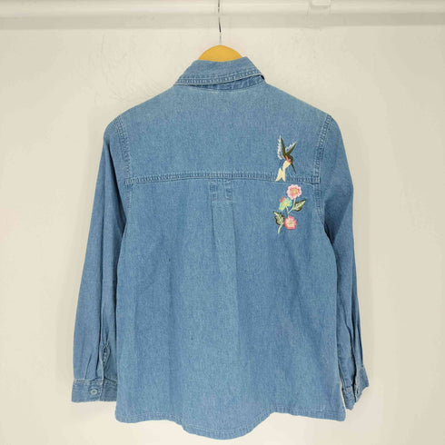 PASSION-I バード刺繍 デニムシャツ レディース 33