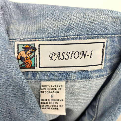 PASSION-I バード刺繍 デニムシャツ レディース 33