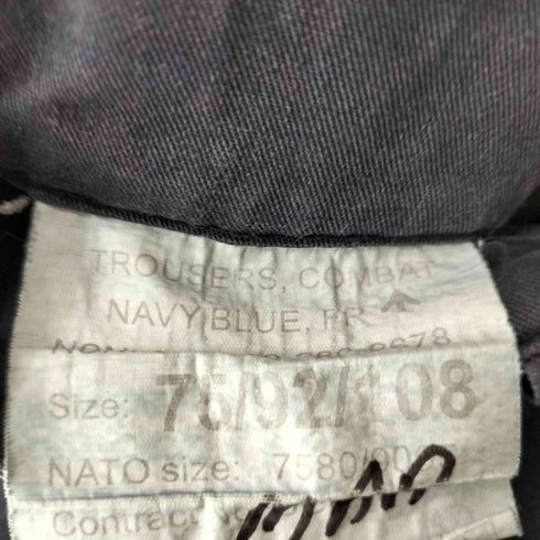 ロイヤルネイビー ROYAL NAVY 90S イギリス軍 TROUSERS COMBAT トラウザーズ コンバット ショート カーゴ パンツ 後染め 1999年製 メンズ 75/92/108