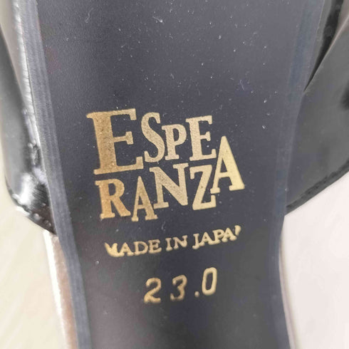 エスペランサ ESPERANZA ラウンドトゥ エナメル ヒールパンプス レディース 23