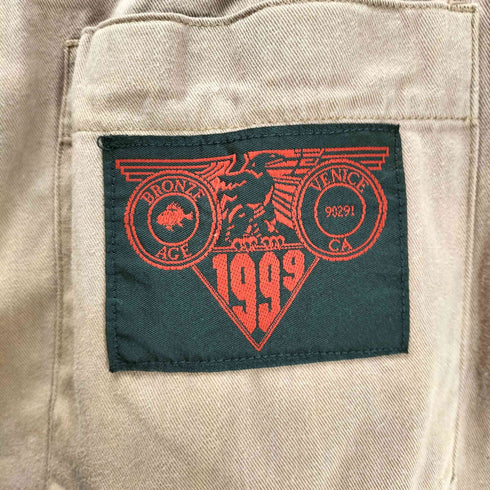 ブロンズ BRONZE バックロゴ刺繍 イージーパンツ メンズ M