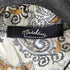 meridiam L/S 総柄 シアーワンピース レディース