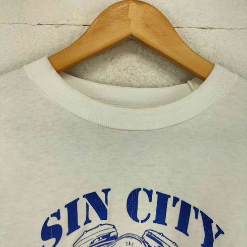 フルーツオブザルーム FRUIT OF THE LOOM SIN CITY CYCLES 両面袖プリント長袖カットソー メンズ S