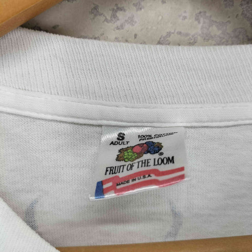 フルーツオブザルーム FRUIT OF THE LOOM SIN CITY CYCLES 両面袖プリント長袖カットソー メンズ S