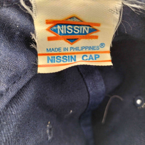 NISSIN CAP 80S~90S フロント刺繍 6パネル キャップ メンズ