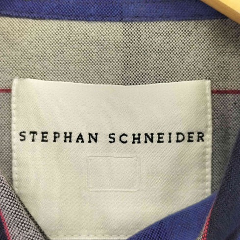 ステファンシュナイダー STEPHAN SCHNEIDER ボーダーコットンシャツ メンズ JPN:3