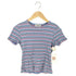 ジョルジュレッシュ GEORGES RECH マルチボーダー クルーネックTシャツ レディース