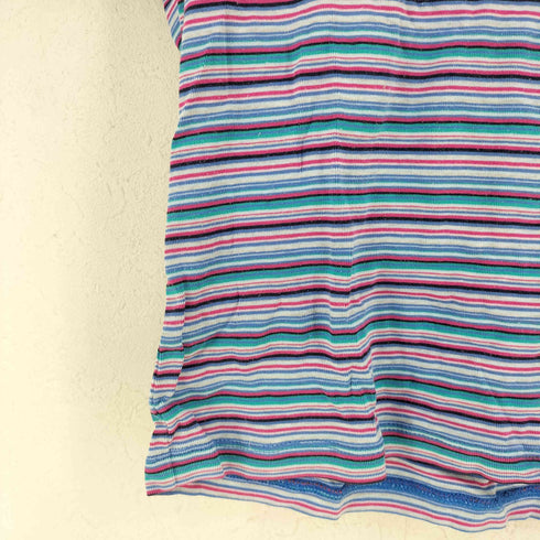 ジョルジュレッシュ GEORGES RECH マルチボーダー クルーネックTシャツ レディース