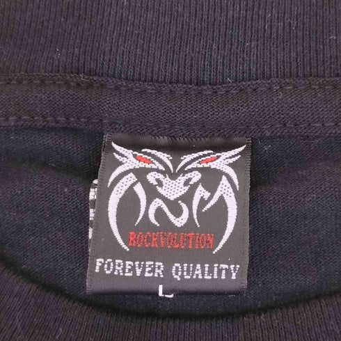 ROCKVOLUTION 両面プリントS/SバンドTシャツ バンT メンズ JPN:L