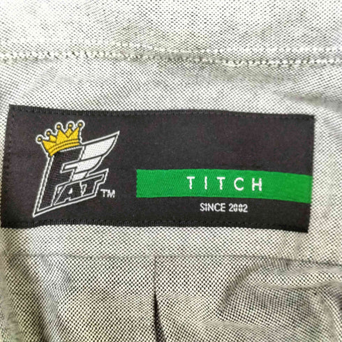 エフエーティー FAT TITCH S/S ボタンダウン シャツ メンズ